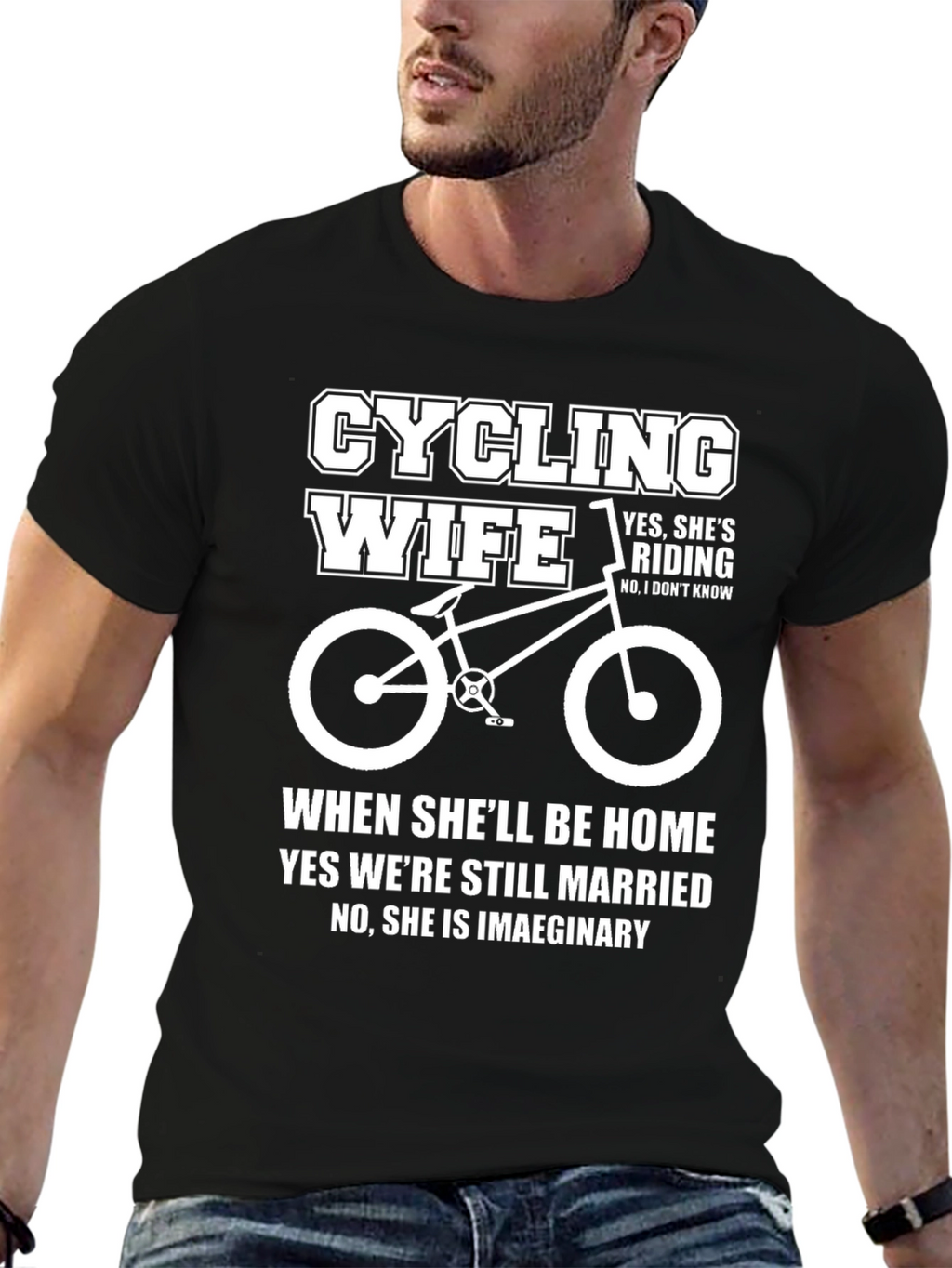 Cycling Wife Graphic Novelty T-Shirt