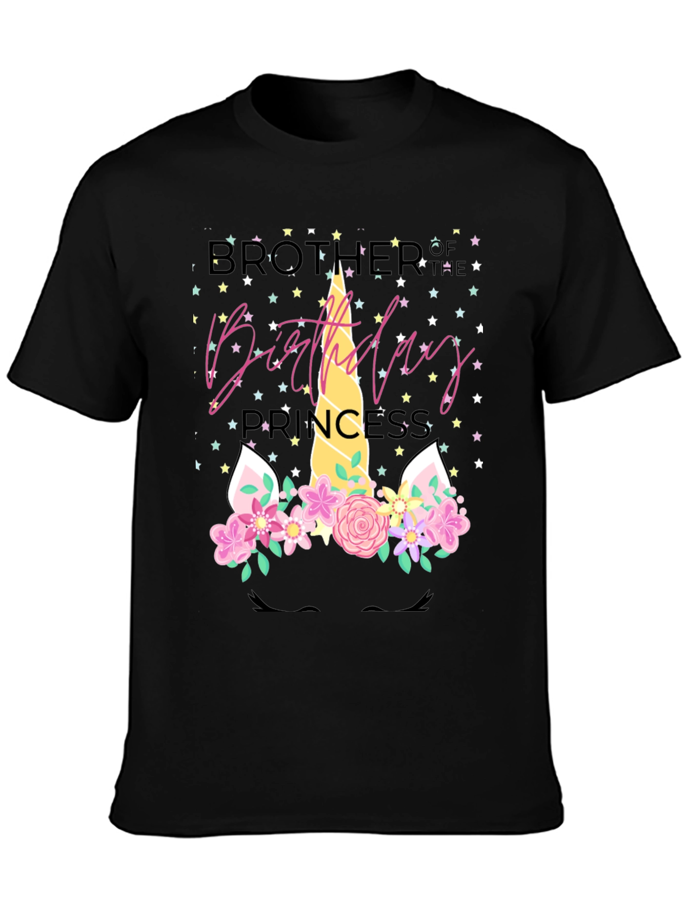 Brother of the Birthday Princess Unicorn T-Shirt