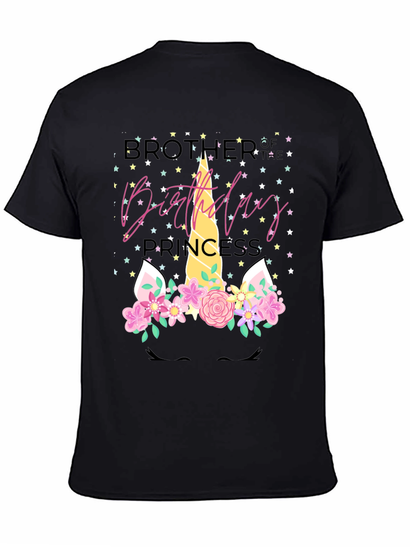 Brother of the Birthday Princess Unicorn T-Shirt