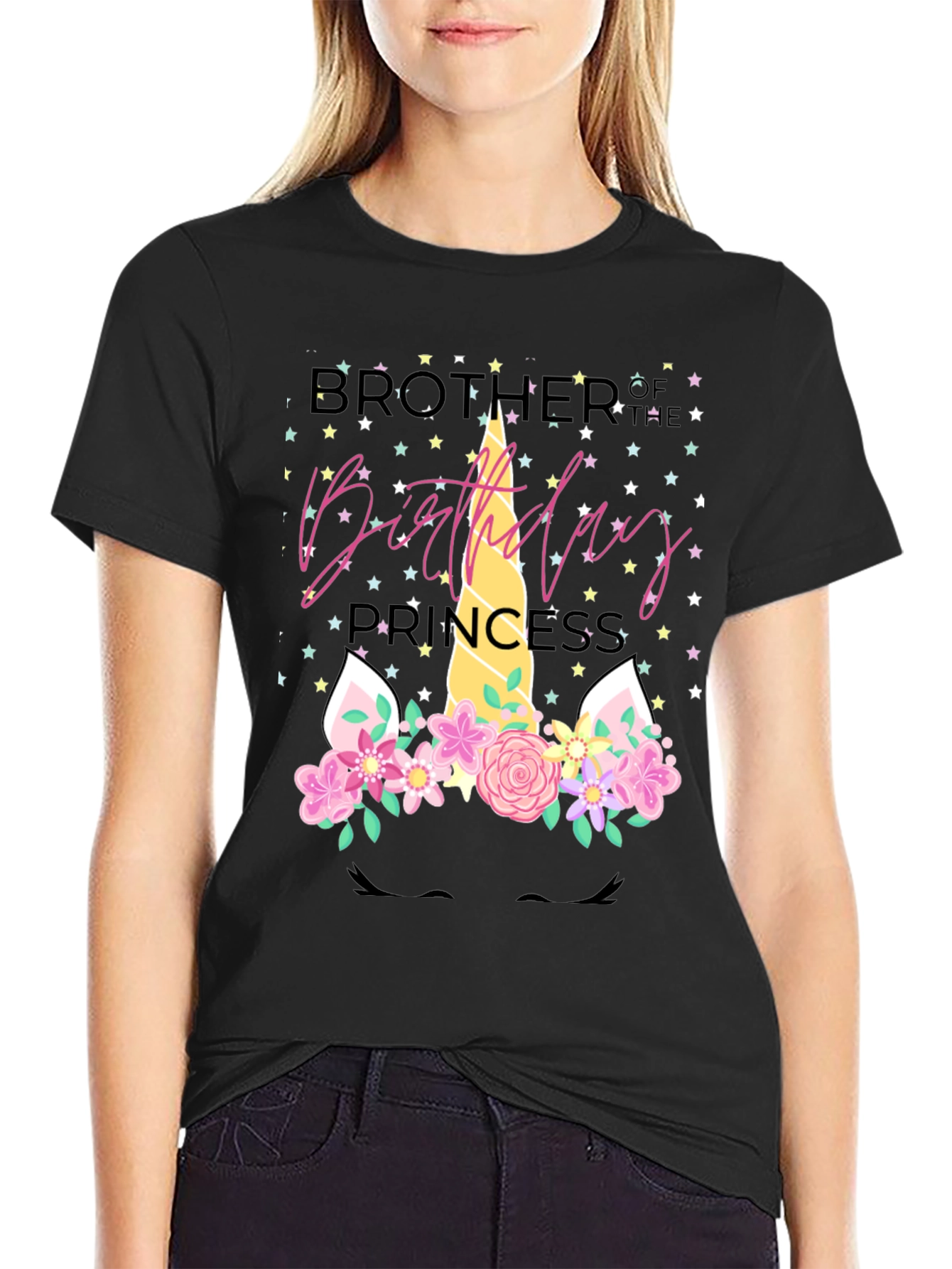 Brother of the Birthday Princess Unicorn T-Shirt