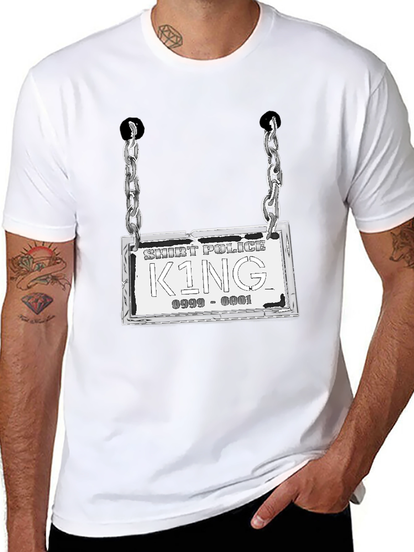 Shirt Police King Novelty T-Shirt