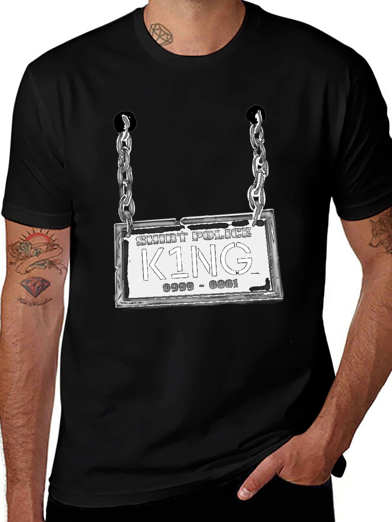 Shirt Police King Novelty T-Shirt