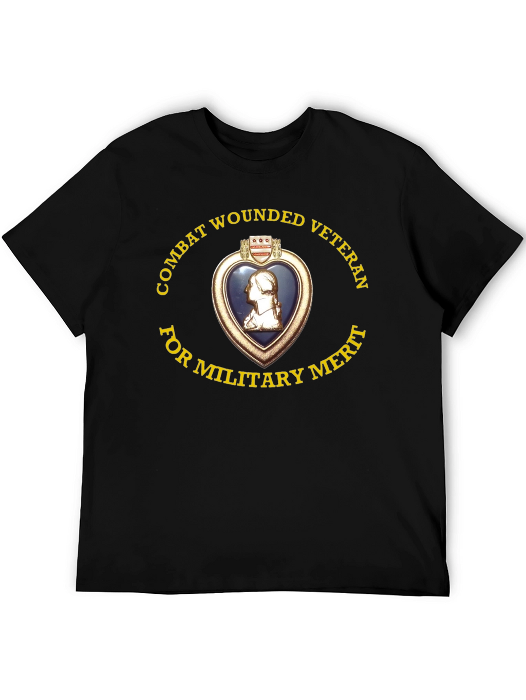Combat Wounded Veteran T-Shirt - Military Merit