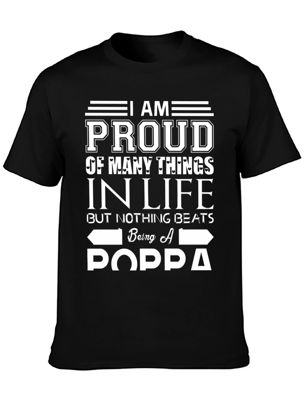 Proud Poppa Graphic Tee - Fathers Day Gift