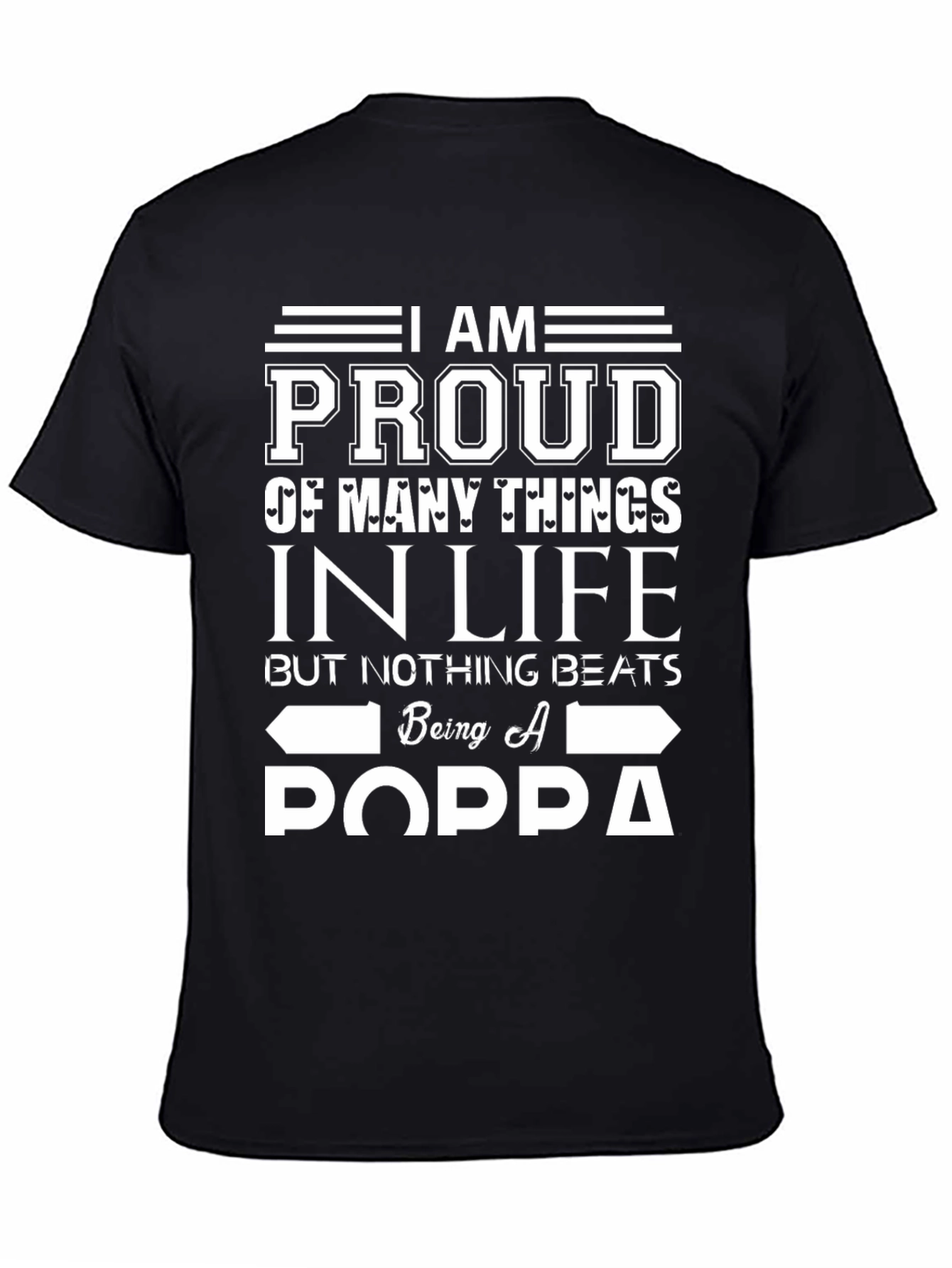 Proud Poppa Graphic Tee - Fathers Day Gift