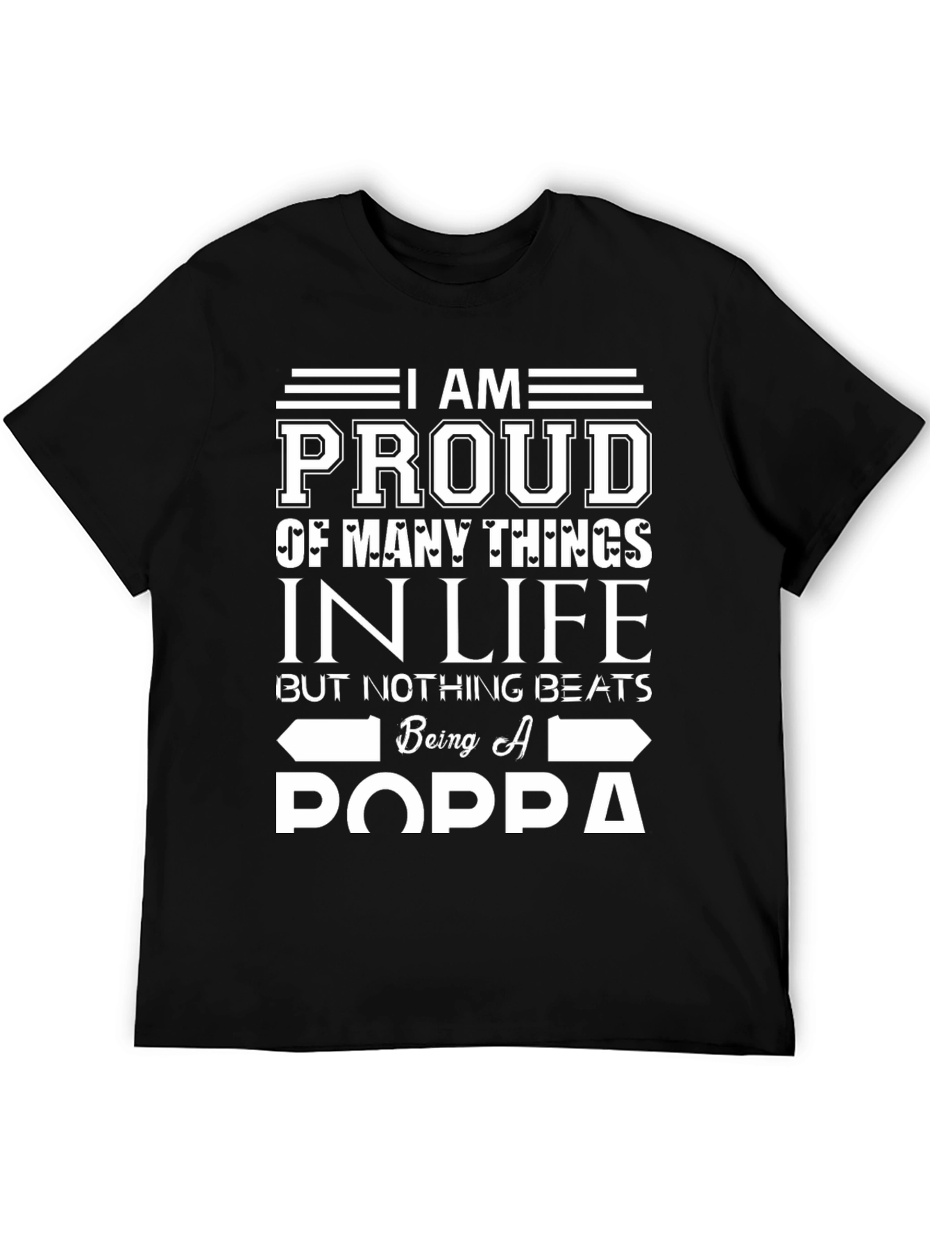 Proud Poppa Graphic Tee - Fathers Day Gift