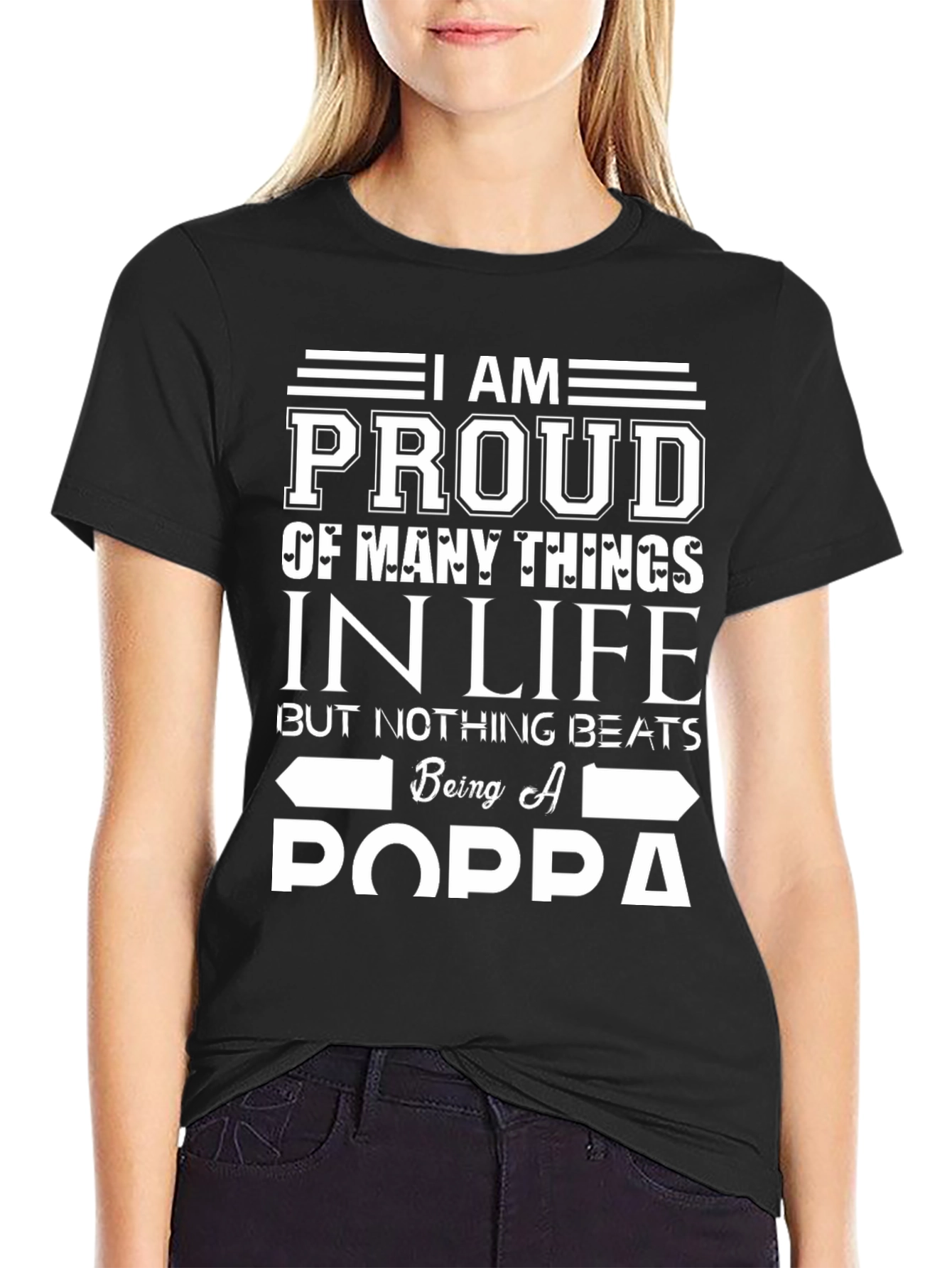 Proud Poppa Graphic Tee - Fathers Day Gift