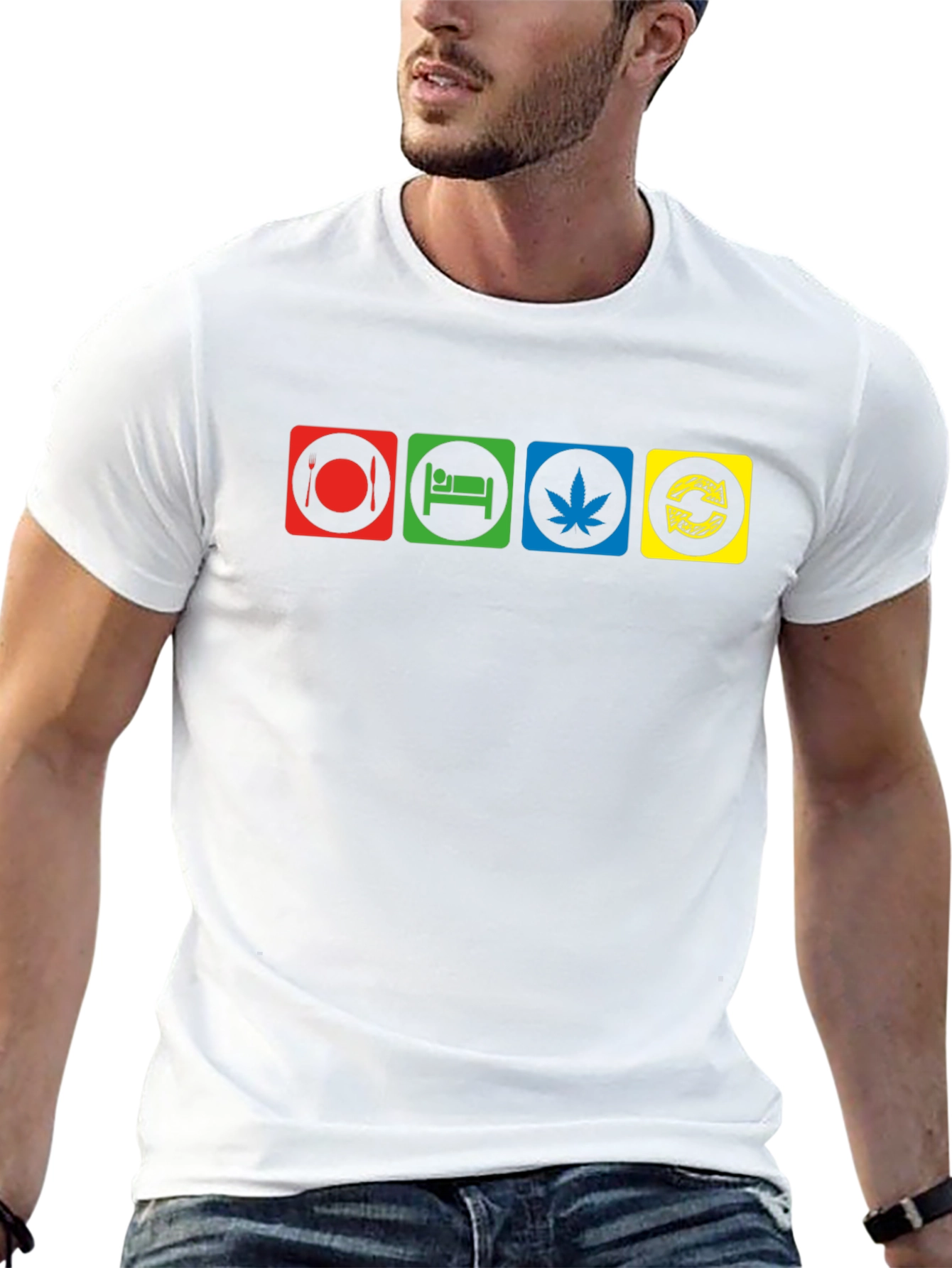 Eat Sleep Smoke Repeat T-Shirt
