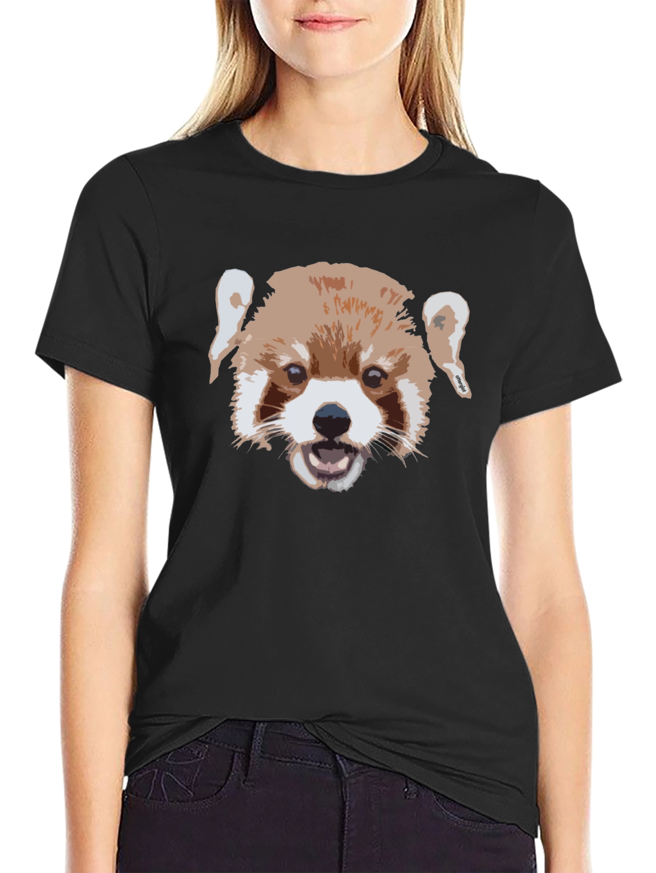 Red Panda Graphic Tee - Stylish Mens T-Shirt