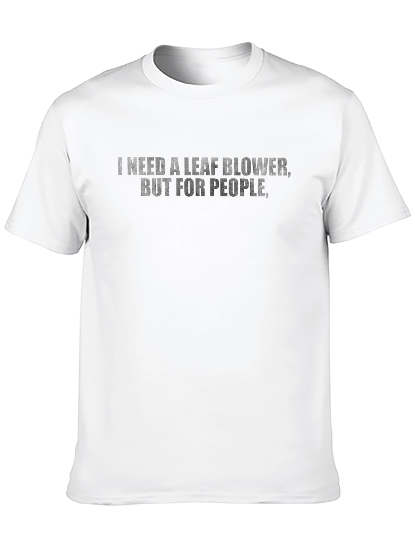 Funny Leaf Blower T-Shirt - Humor Apparel