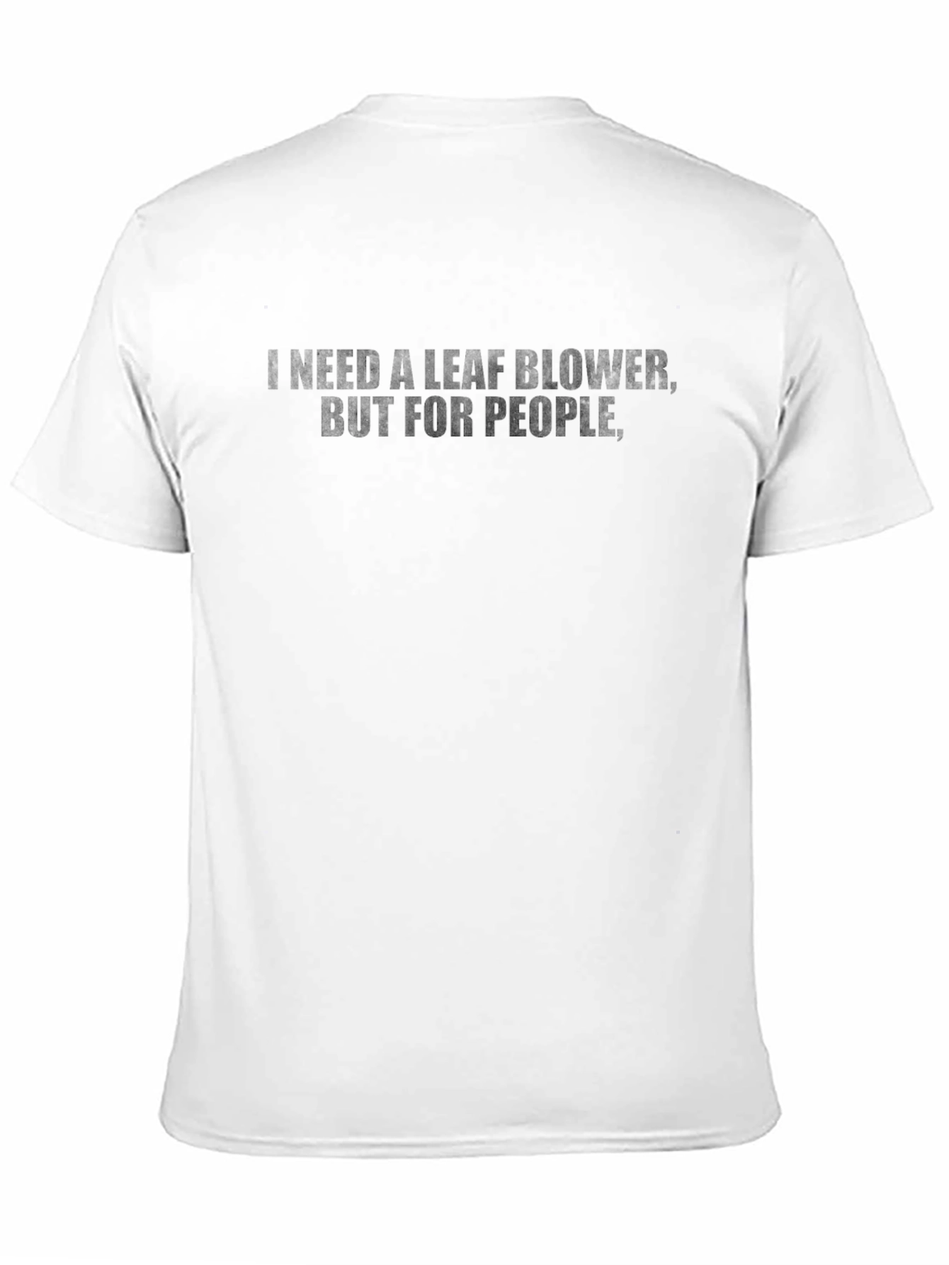 Funny Leaf Blower T-Shirt - Humor Apparel