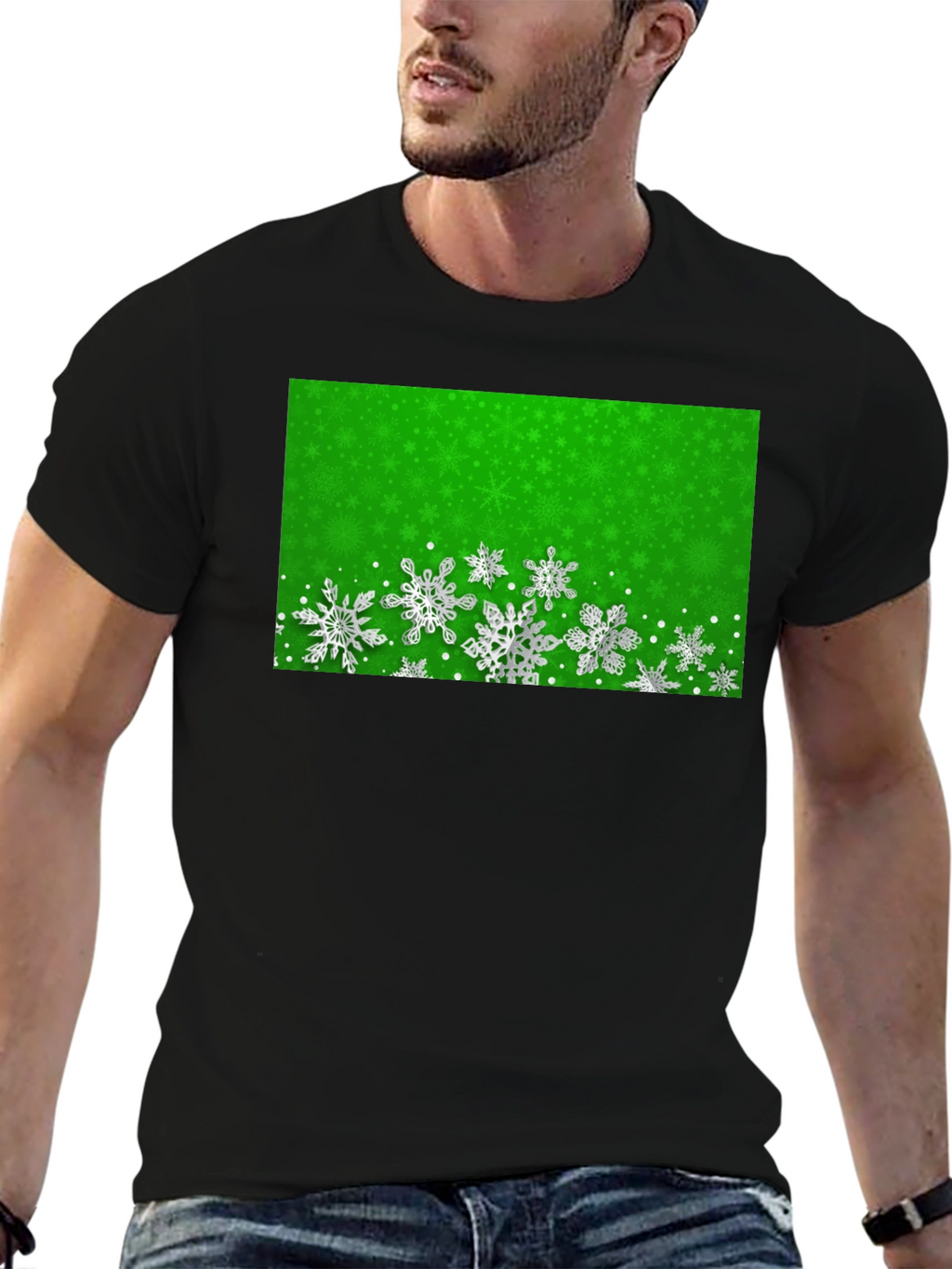 Snowflake T-Shirt: Winter Festive Tee
