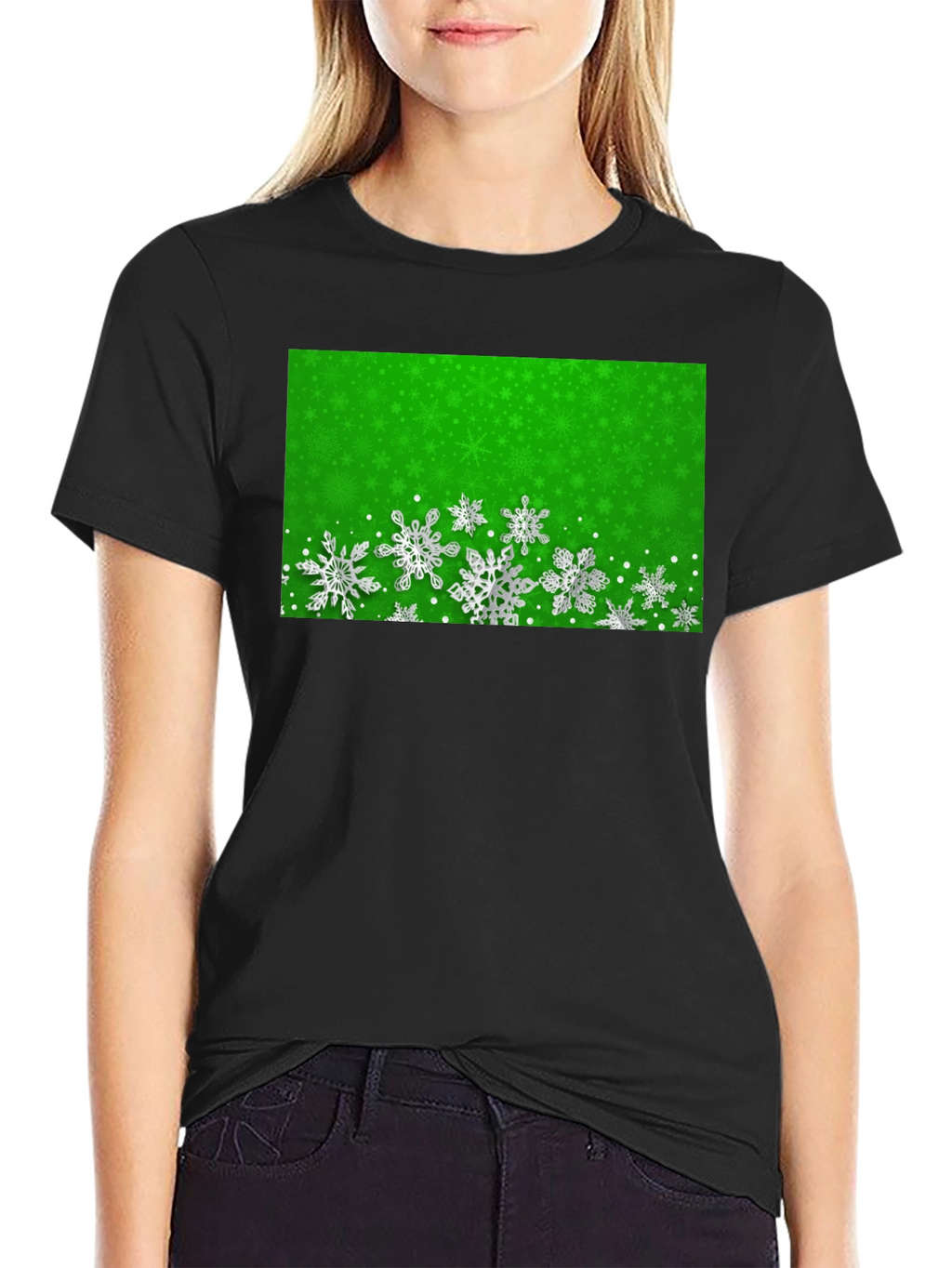 Snowflake T-Shirt: Winter Festive Tee