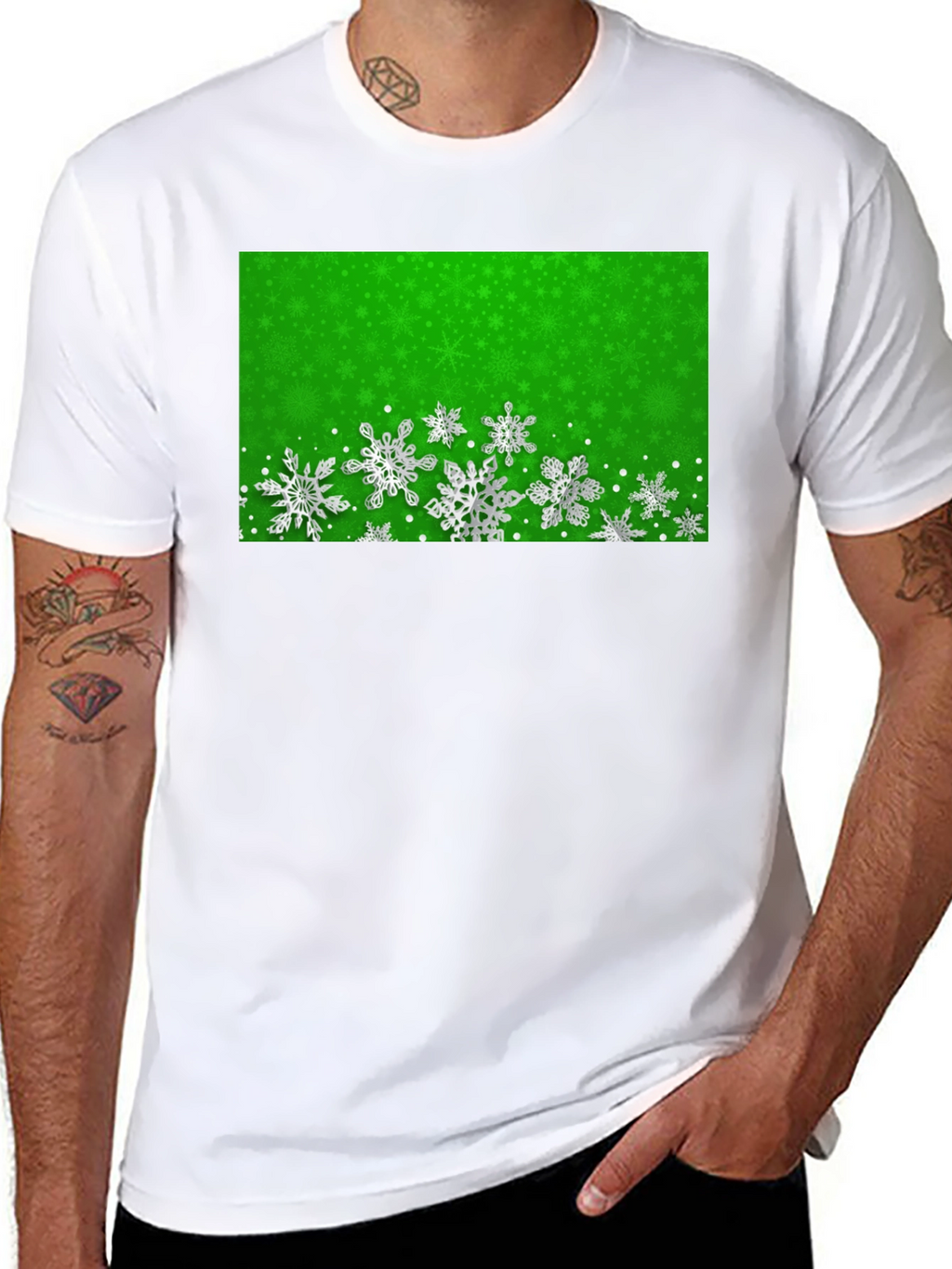 Snowflake T-Shirt: Winter Festive Tee