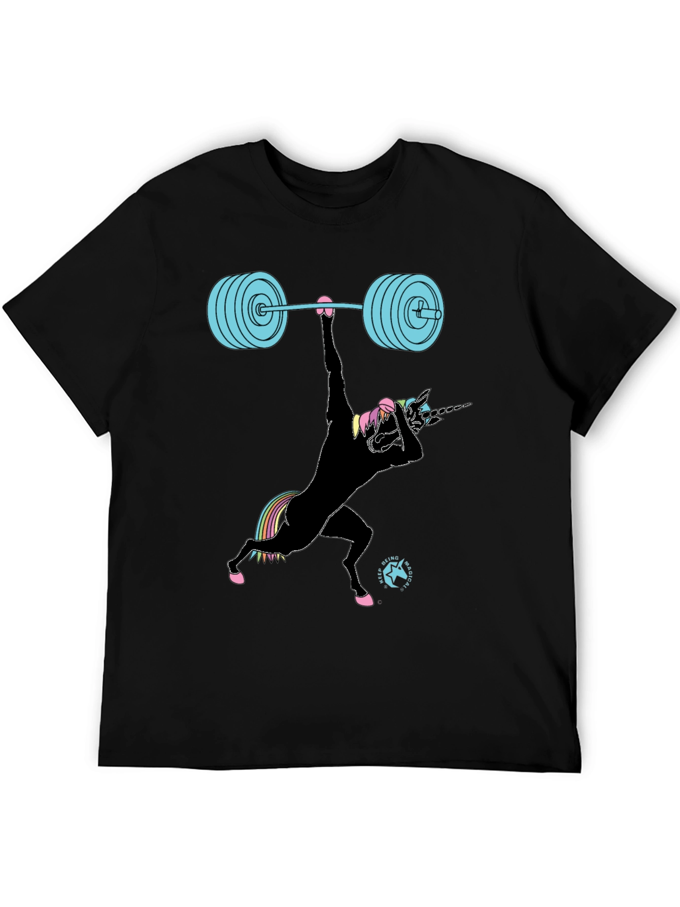 Unicorn Weightlifting Graphic Tee