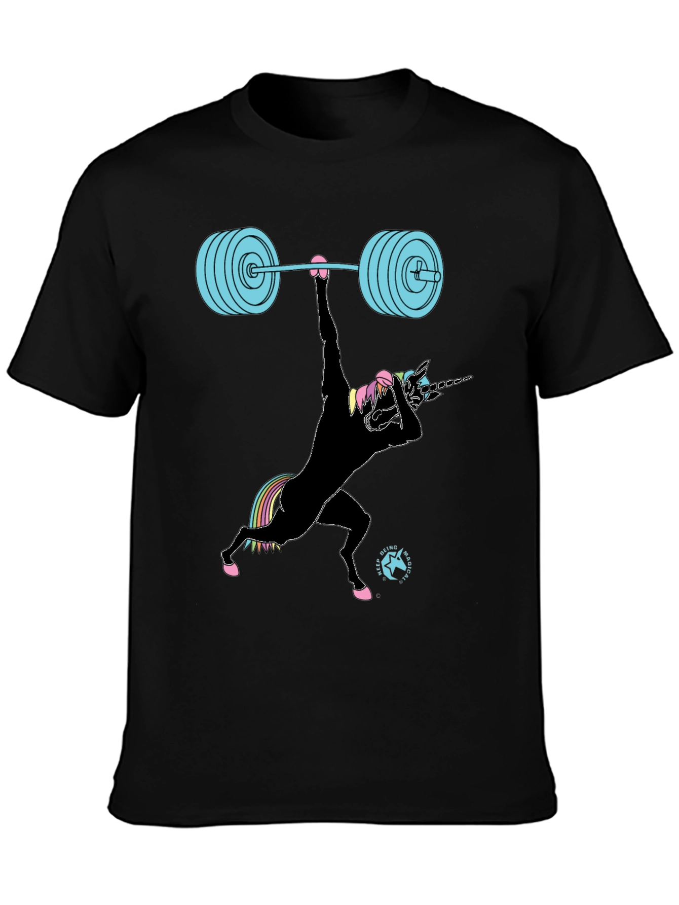 Unicorn Weightlifting Graphic Tee