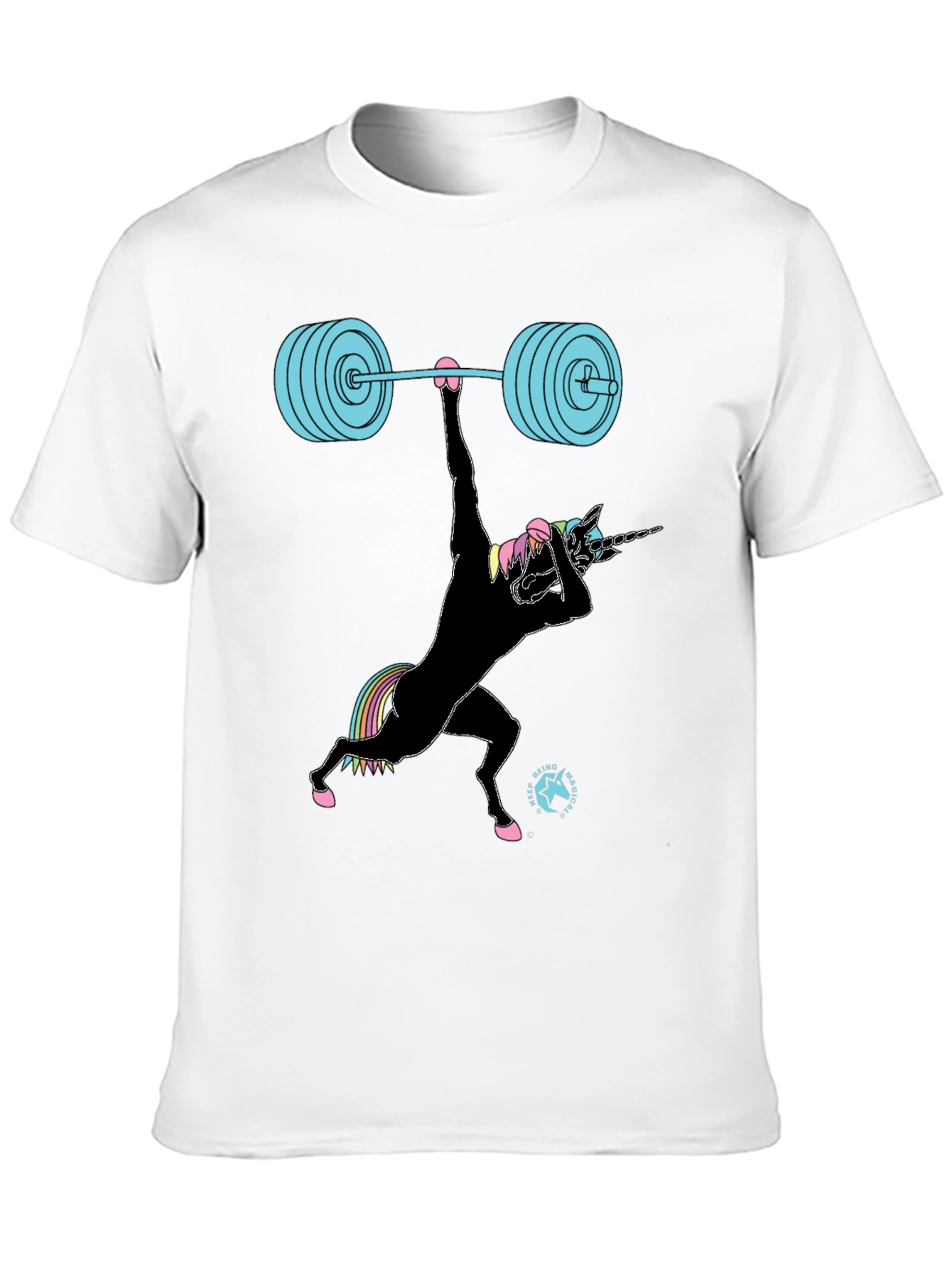 Unicorn Weightlifting Graphic Tee