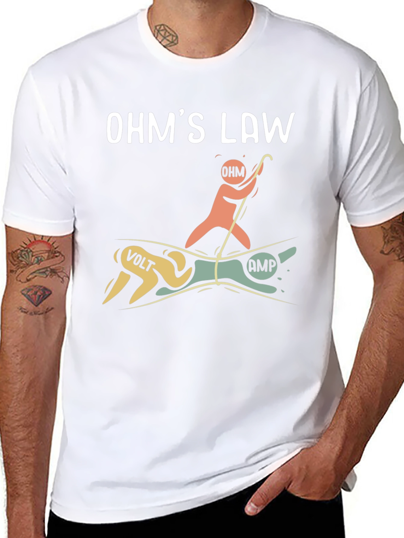 Ohms Law T-Shirt - Funny Electrical Engineer Tee