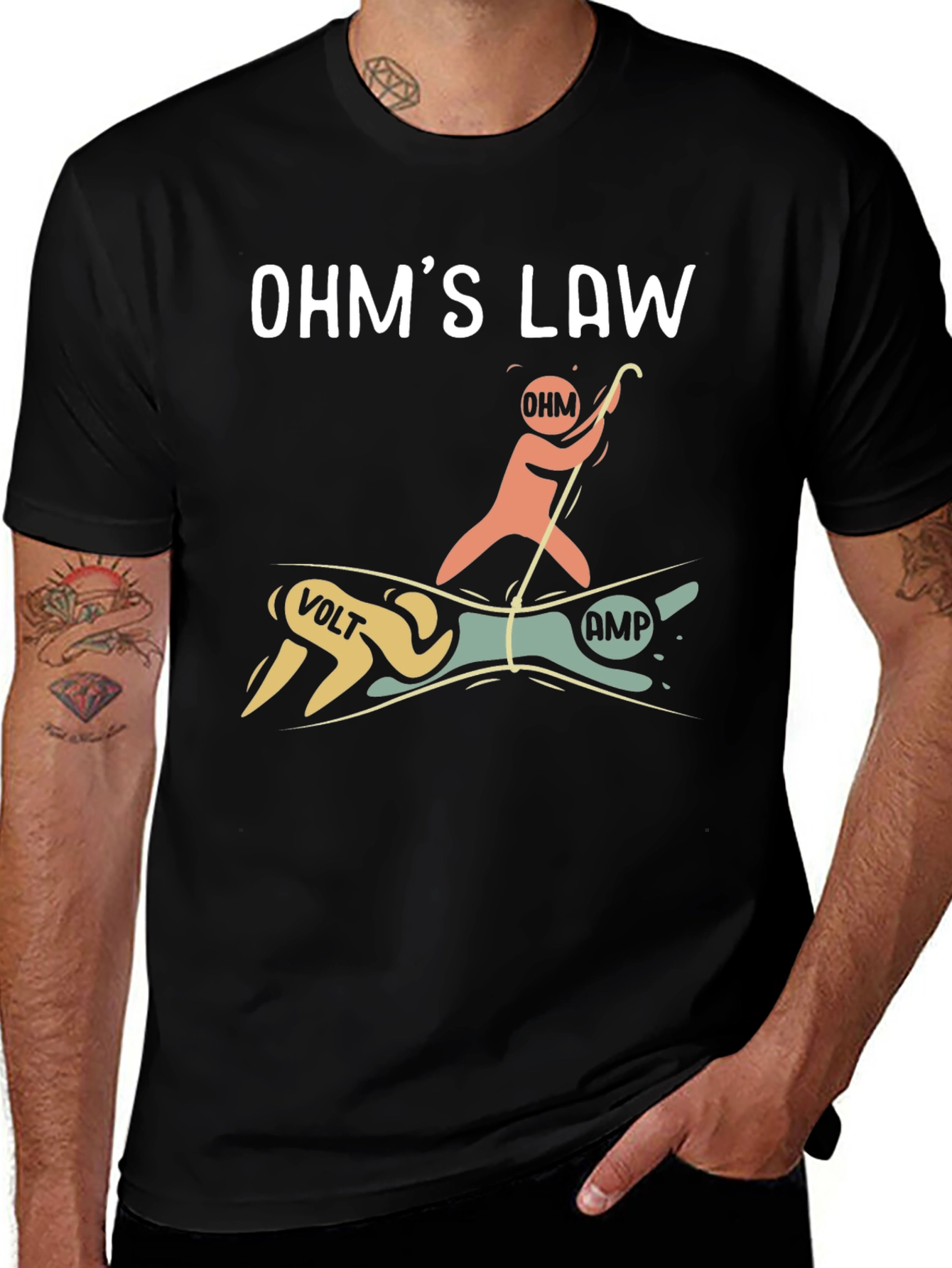 Ohms Law T-Shirt - Funny Electrical Engineer Tee