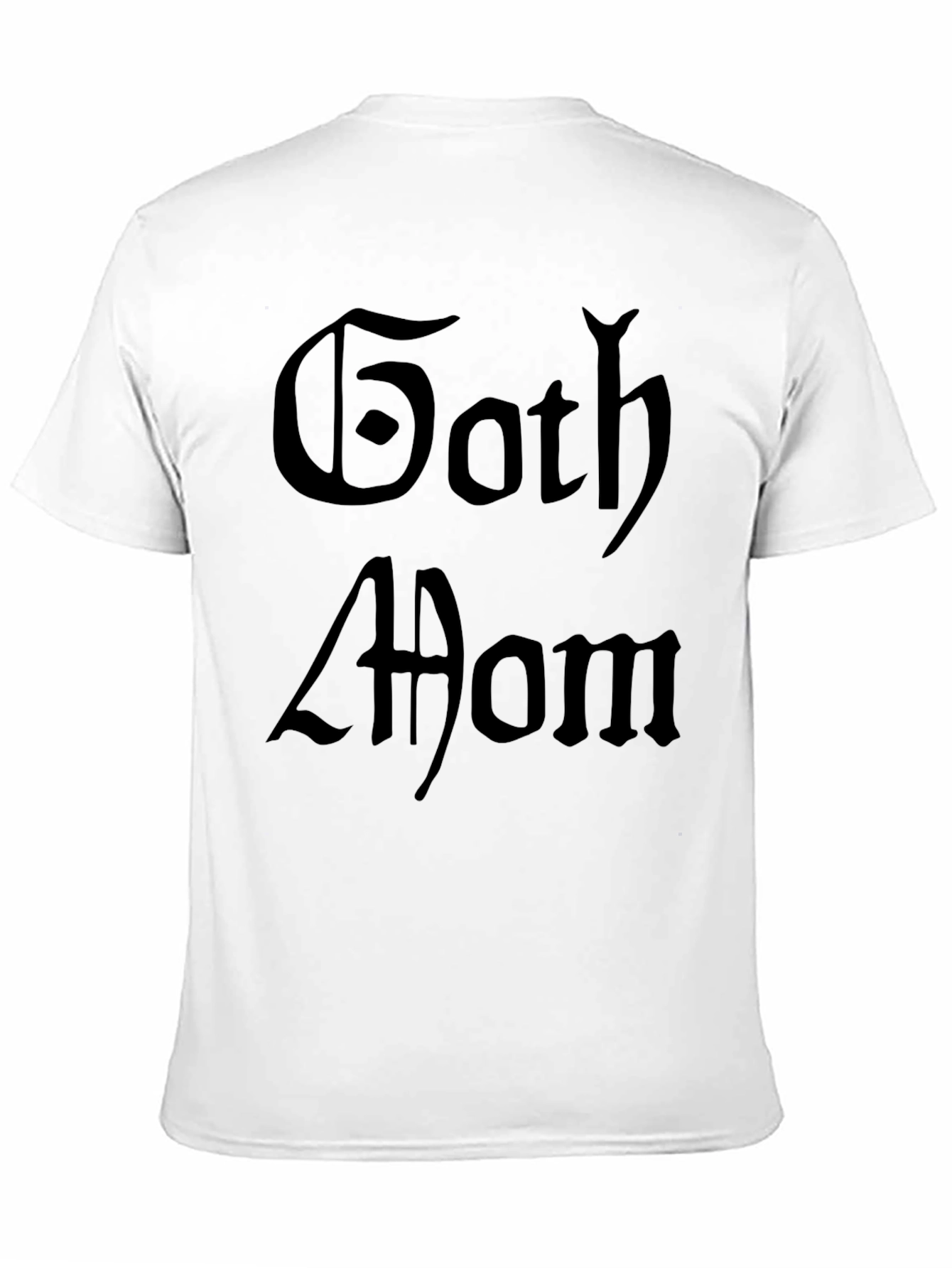 Goth Mom Black T-Shirt - Trendy Dark Style