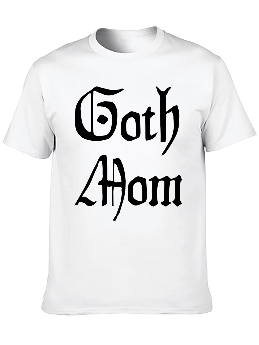 Goth Mom Black T-Shirt - Trendy Dark Style