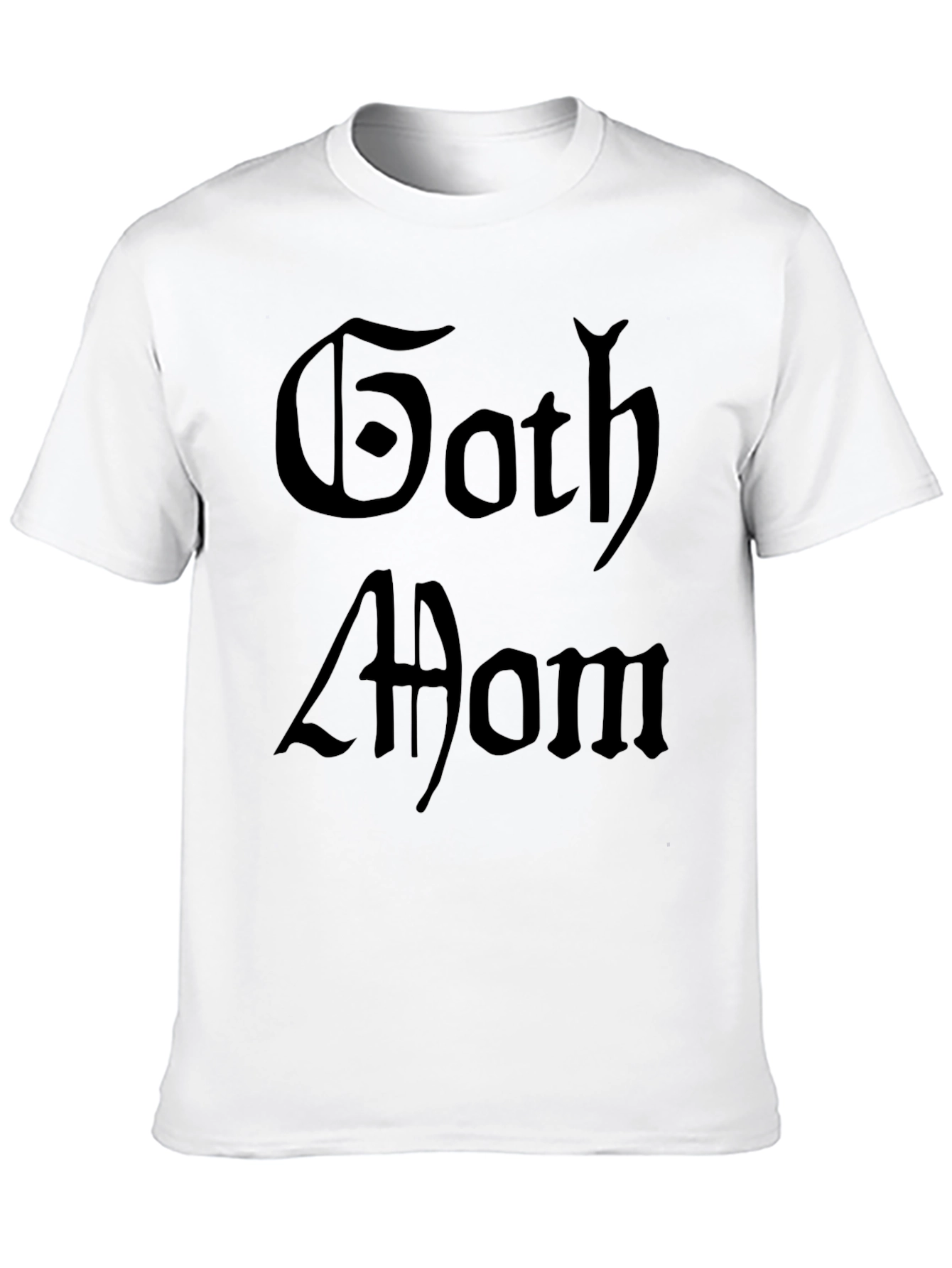 Goth Mom Black T-Shirt - Trendy Dark Style