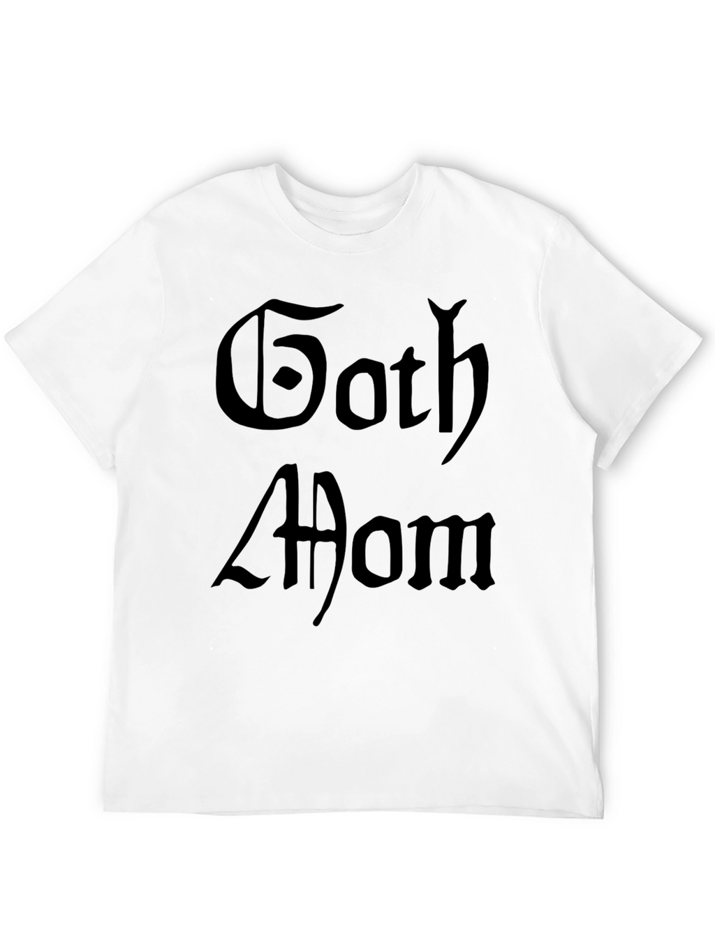 Goth Mom Black T-Shirt - Trendy Dark Style