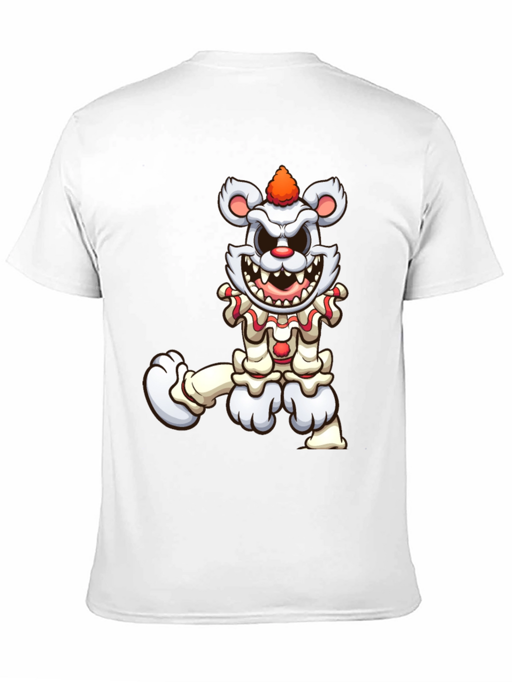 Creepy Clown Bear Graphic T-Shirt