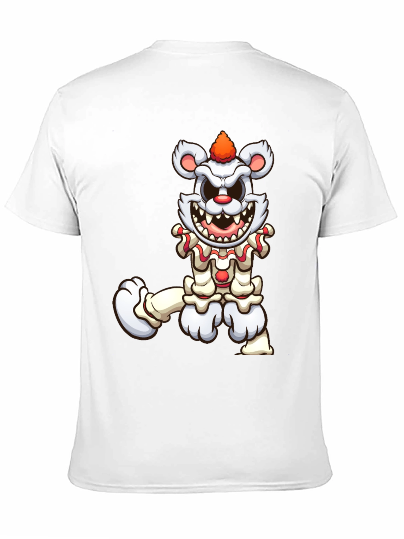 Creepy Clown Bear Graphic T-Shirt