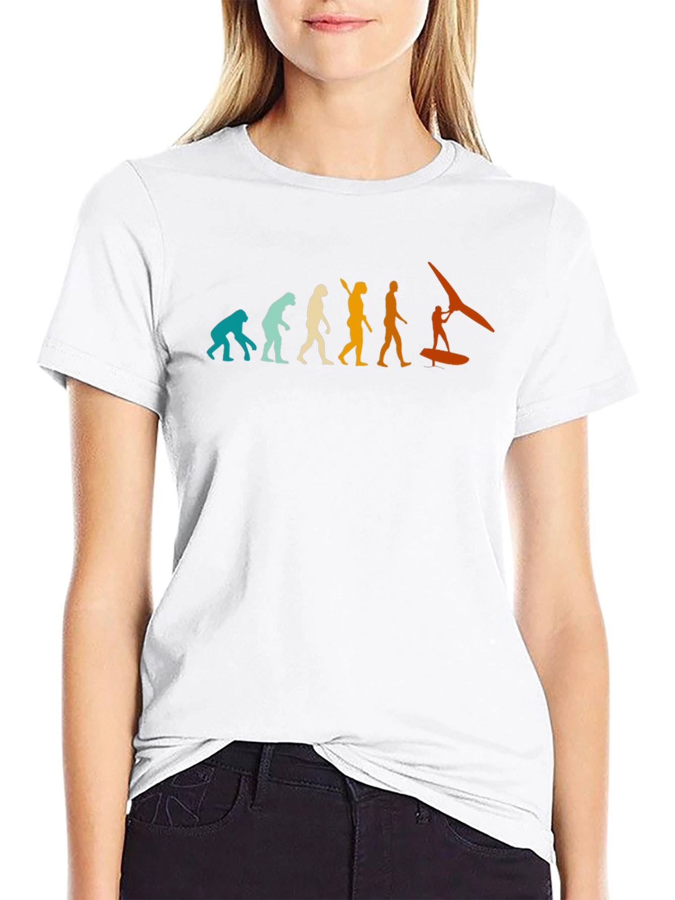 Windsurfing Evolution Graphic T-Shirt