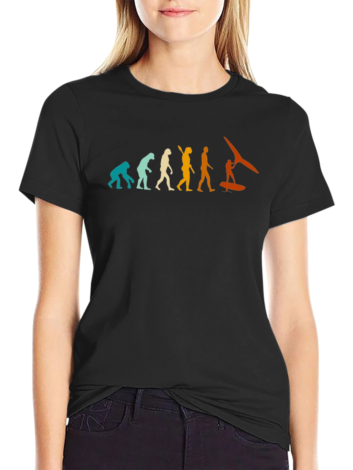 Windsurfing Evolution Graphic T-Shirt