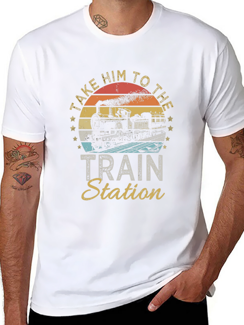 Take Him To The Train Station T-Shirt