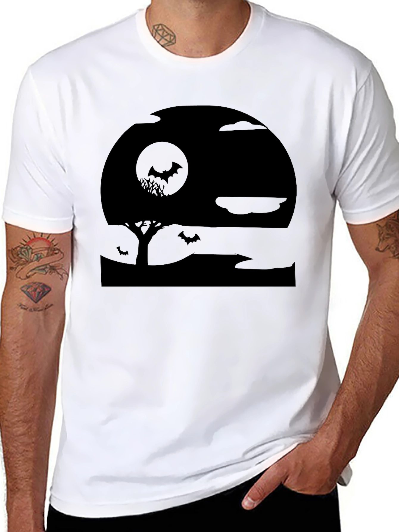 Spooky Silhouette Halloween T-Shirt