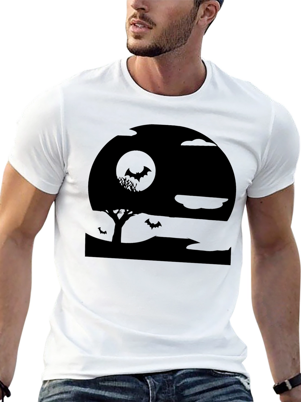 Spooky Silhouette Halloween T-Shirt