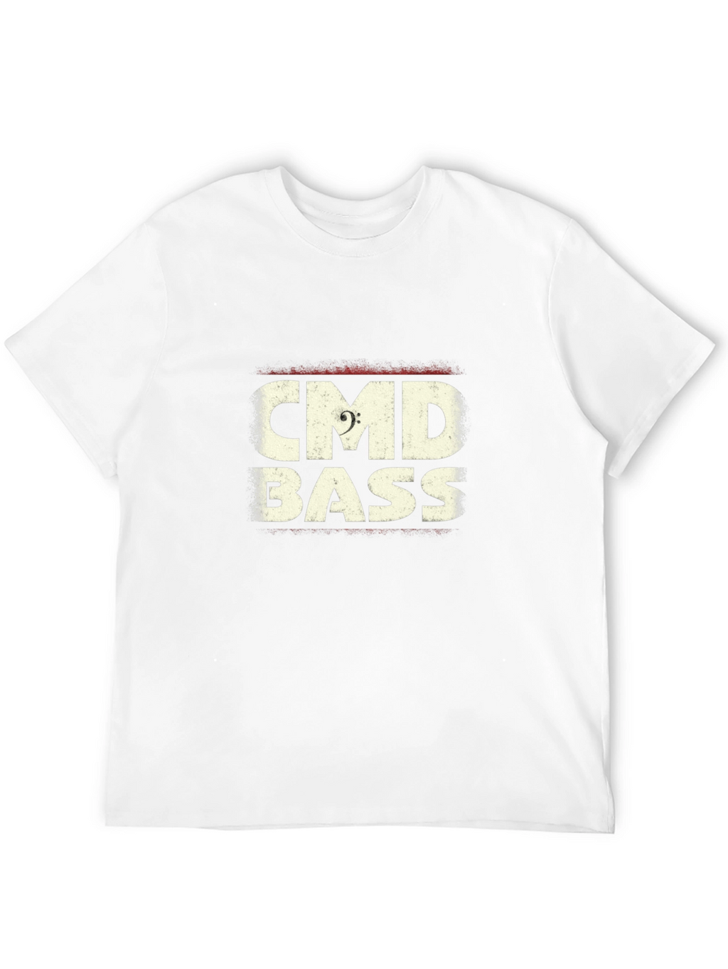 CMD Bass Clef Graphic Black T-Shirt