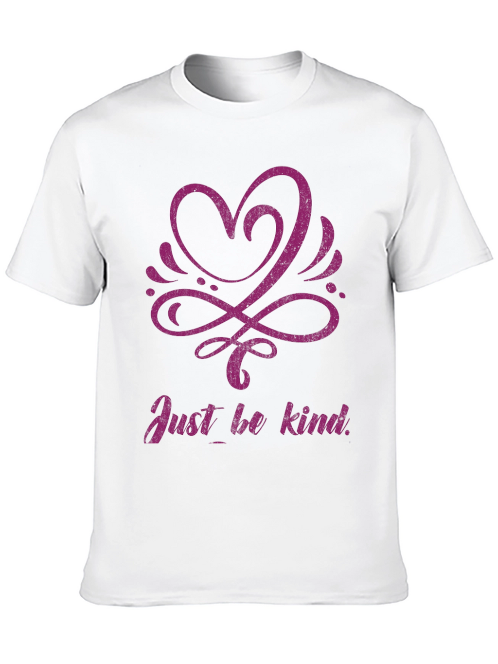 Kindness Heart Graphic Black T-Shirt