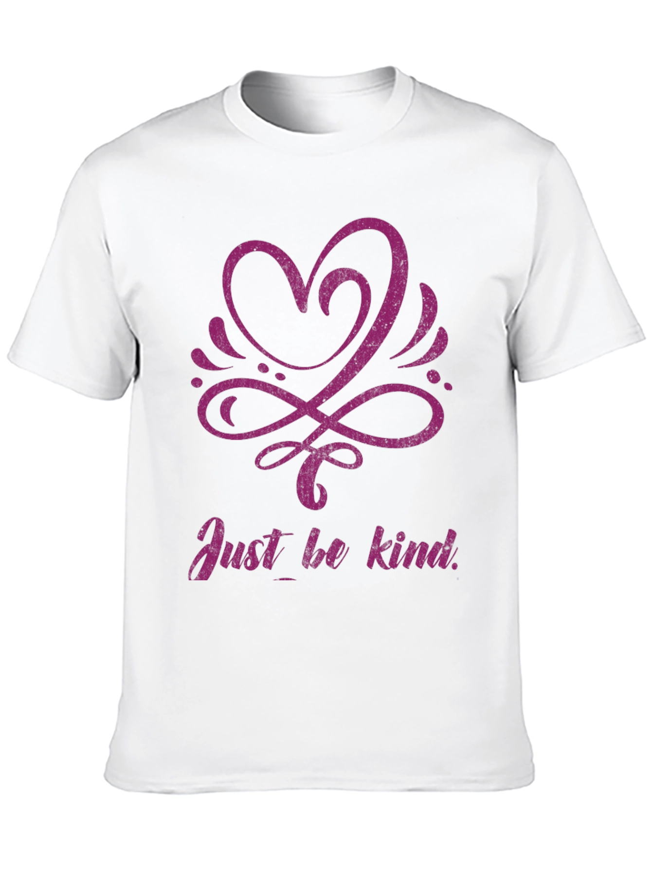 Kindness Heart Graphic Black T-Shirt