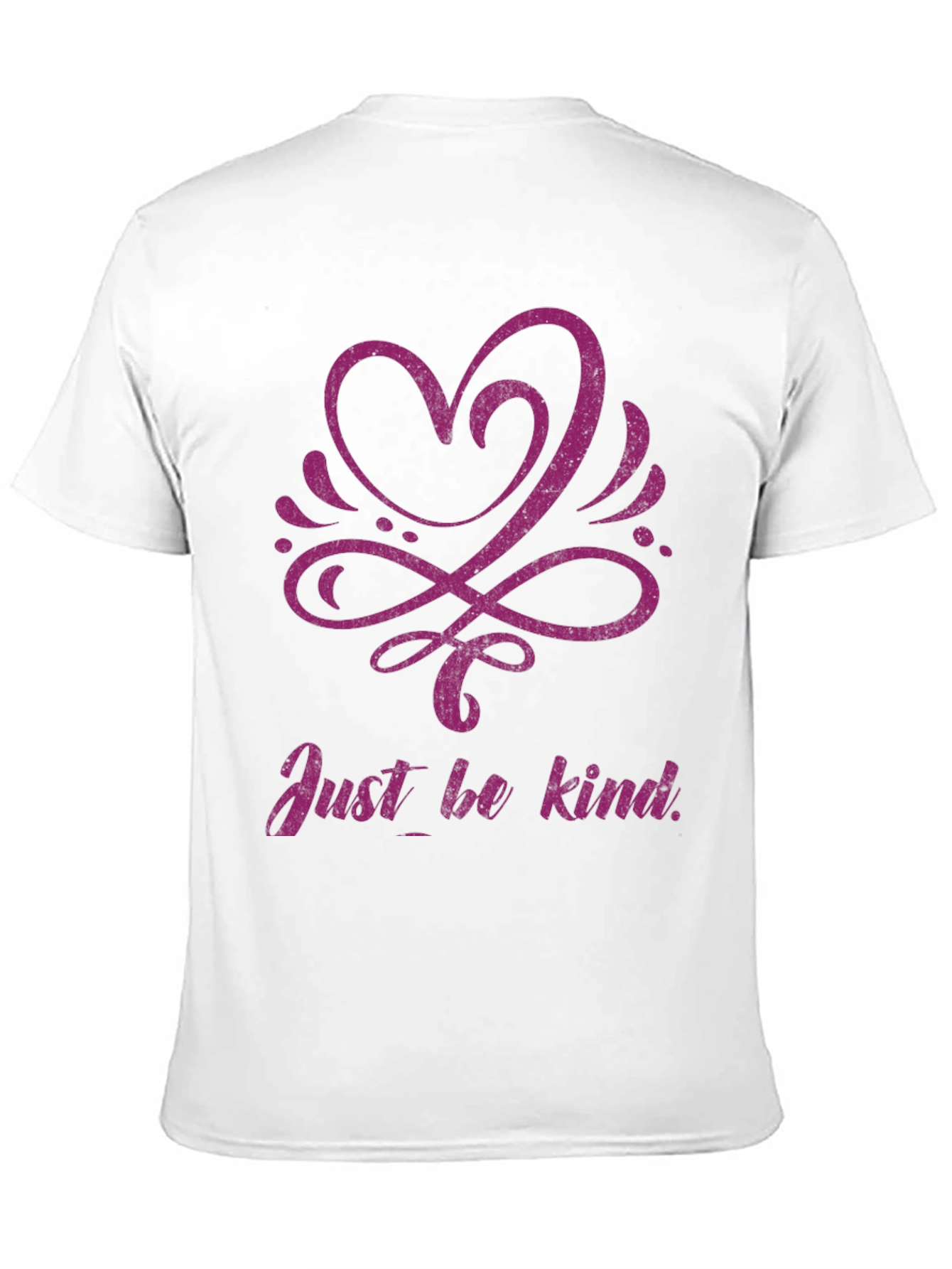 Kindness Heart Graphic Black T-Shirt