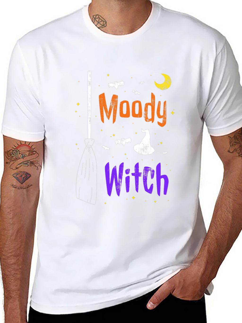 Moody Witch Halloween T-Shirt