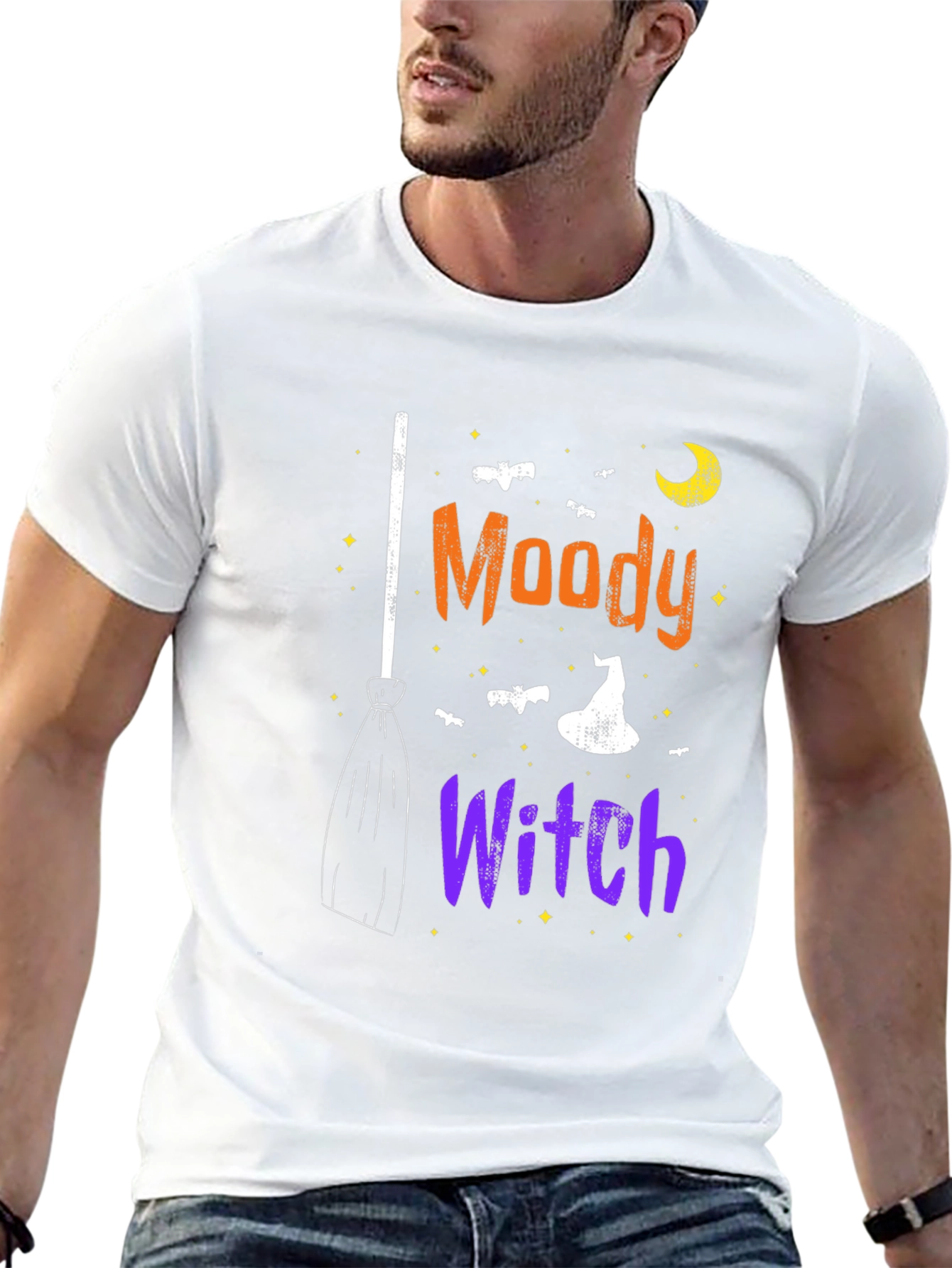 Moody Witch Halloween T-Shirt