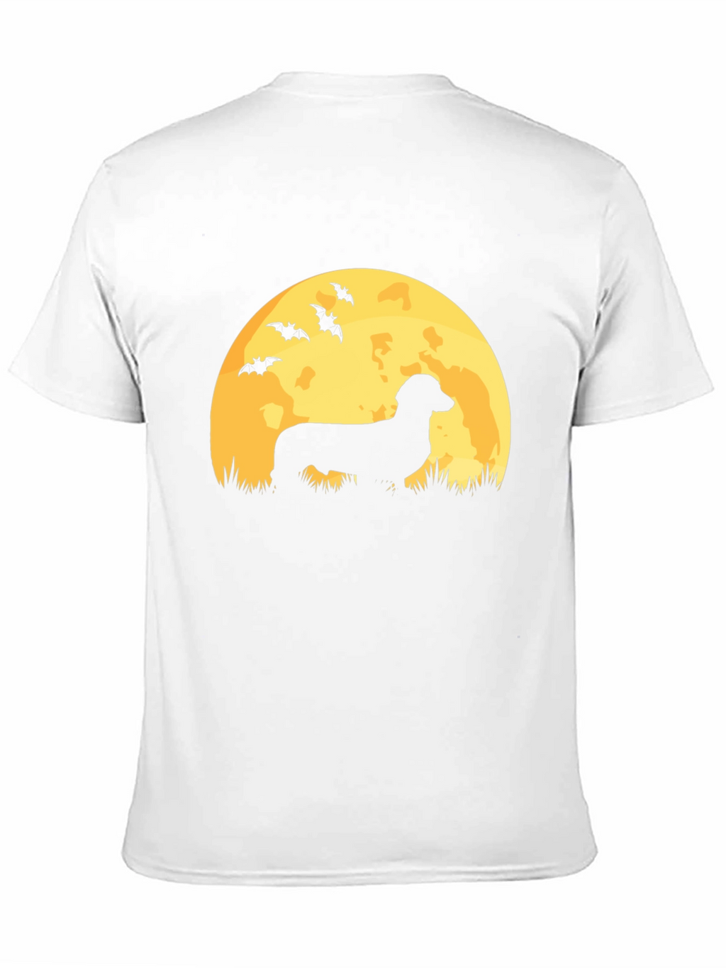 Dachshund Moon Halloween Graphic Tee