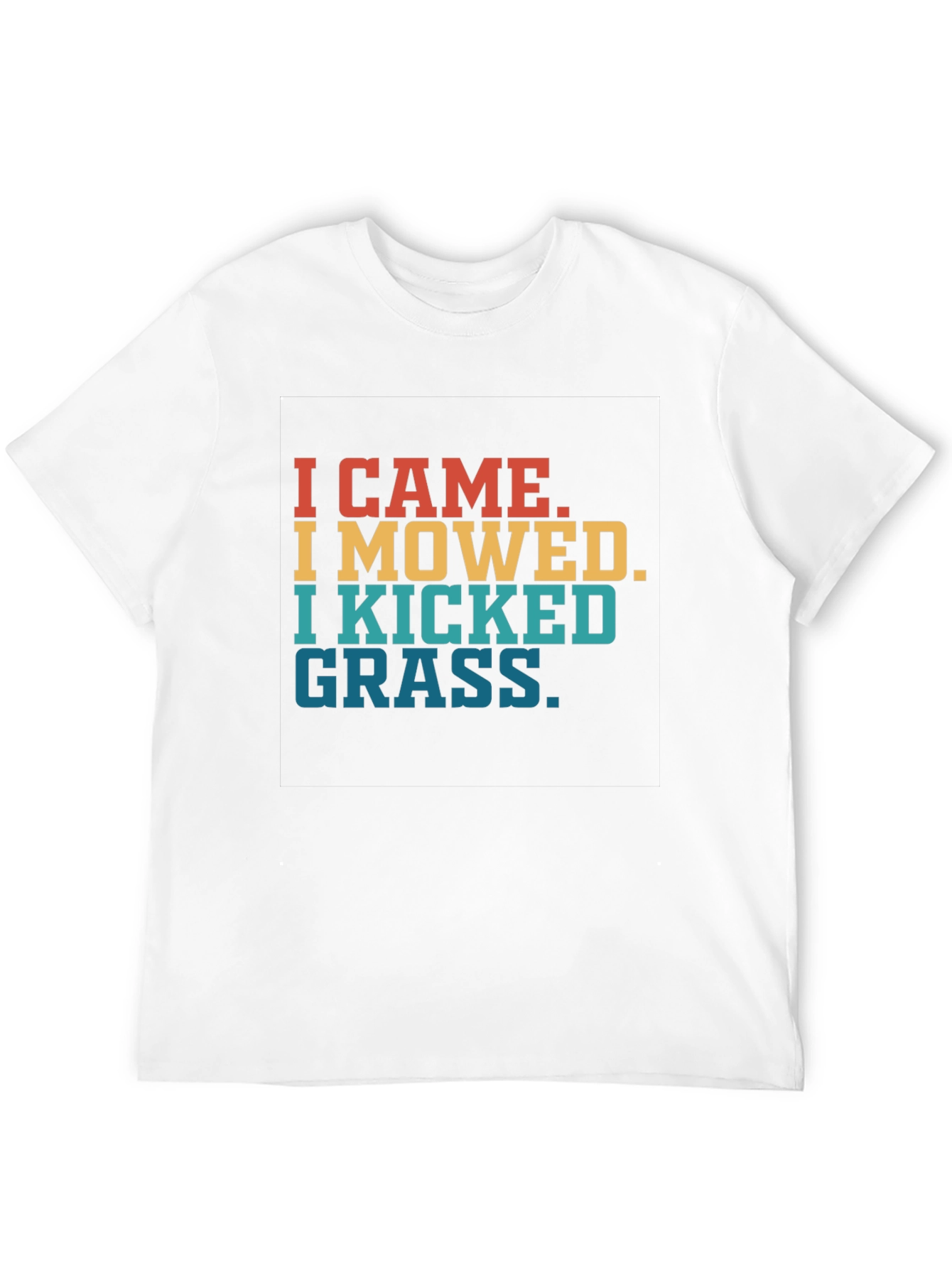 I Came I Mowed Funny T-Shirt for Landscapers