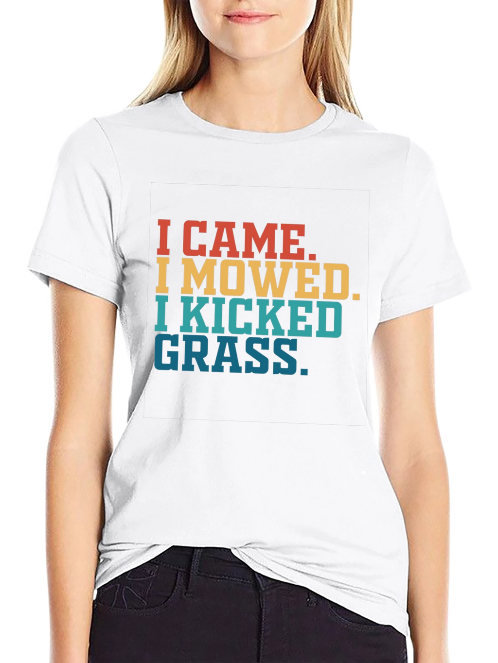 I Came I Mowed Funny T-Shirt for Landscapers