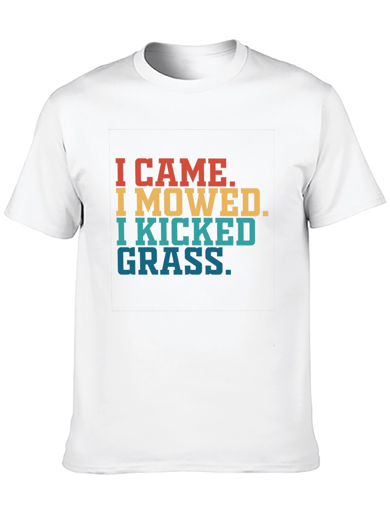 I Came I Mowed Funny T-Shirt for Landscapers