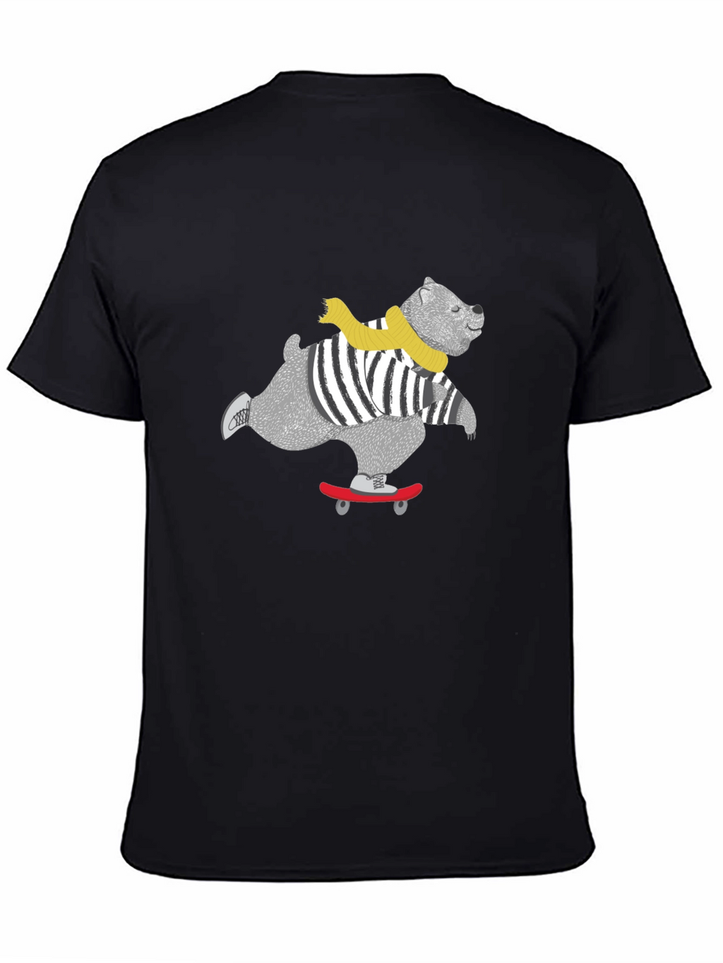 Skateboarding Bear Graphic Tee - Cool & Casual!