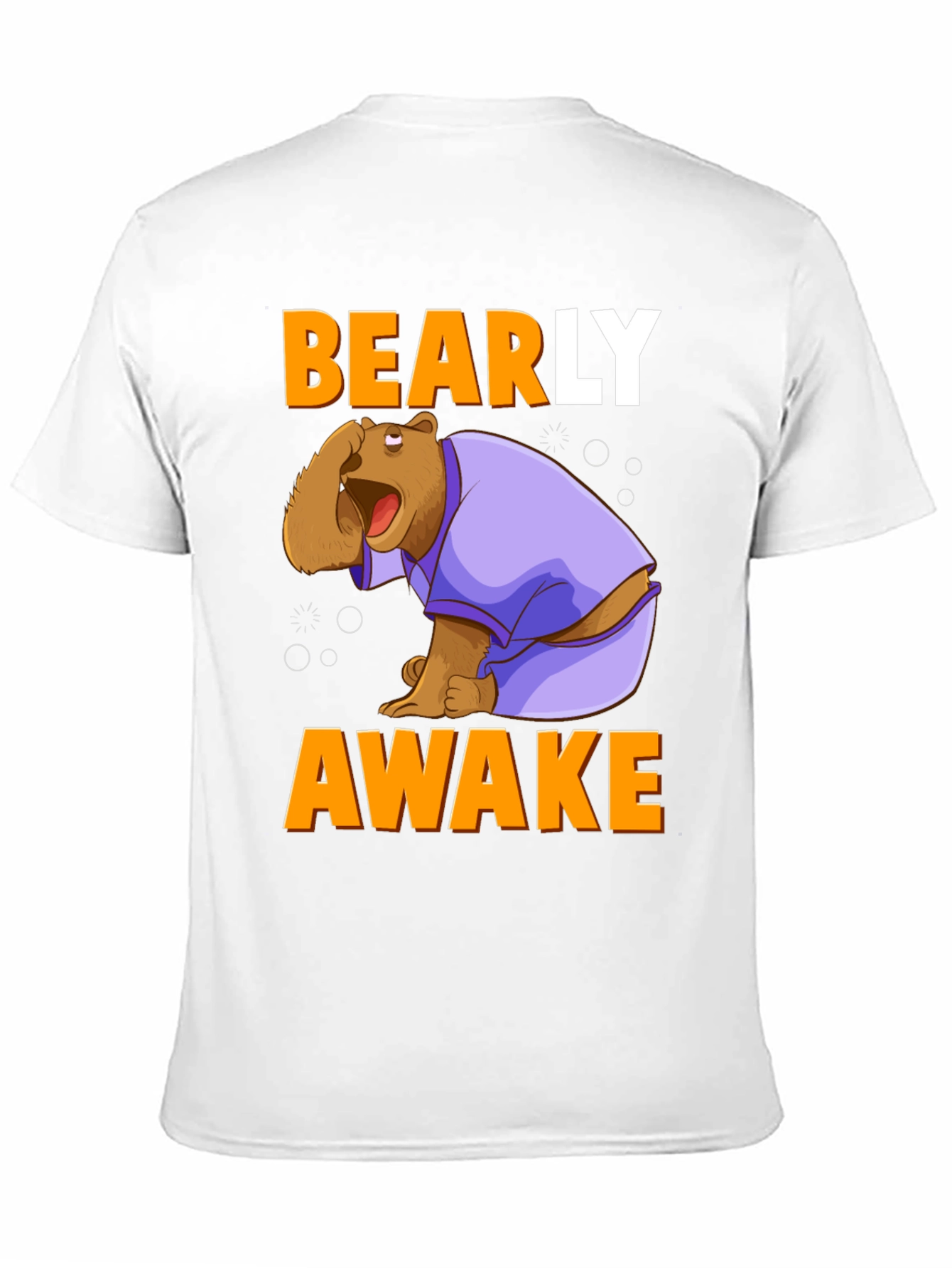 Bearly Awake T-Shirt - Funny Cartoon Bear Tee