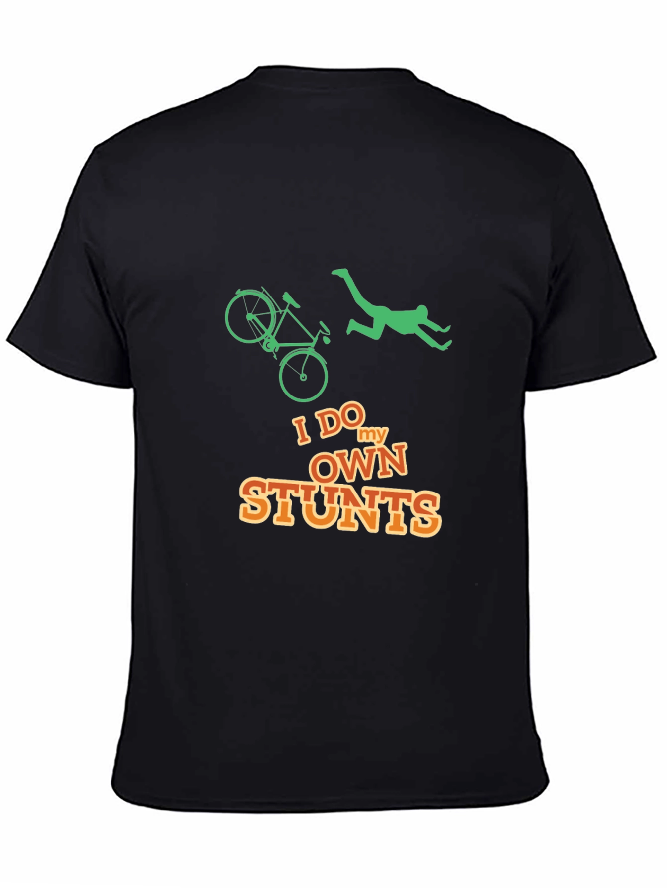 I Do My Own Stunts T-Shirt - Funny Bike Accident Tee