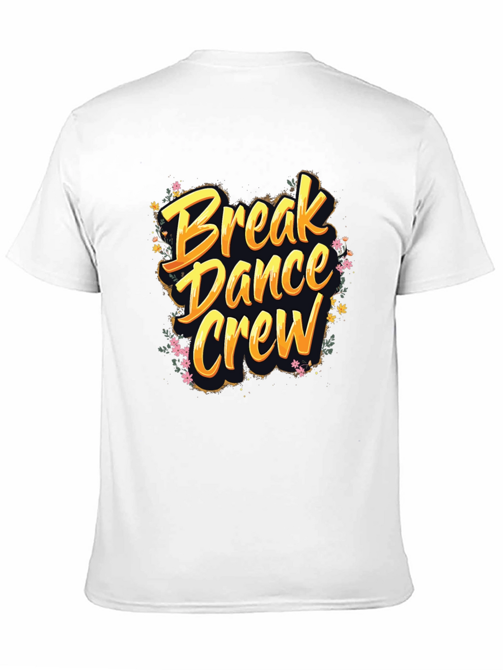 Break Dance Crew Graphic Tee - Soft Black T-Shirt
