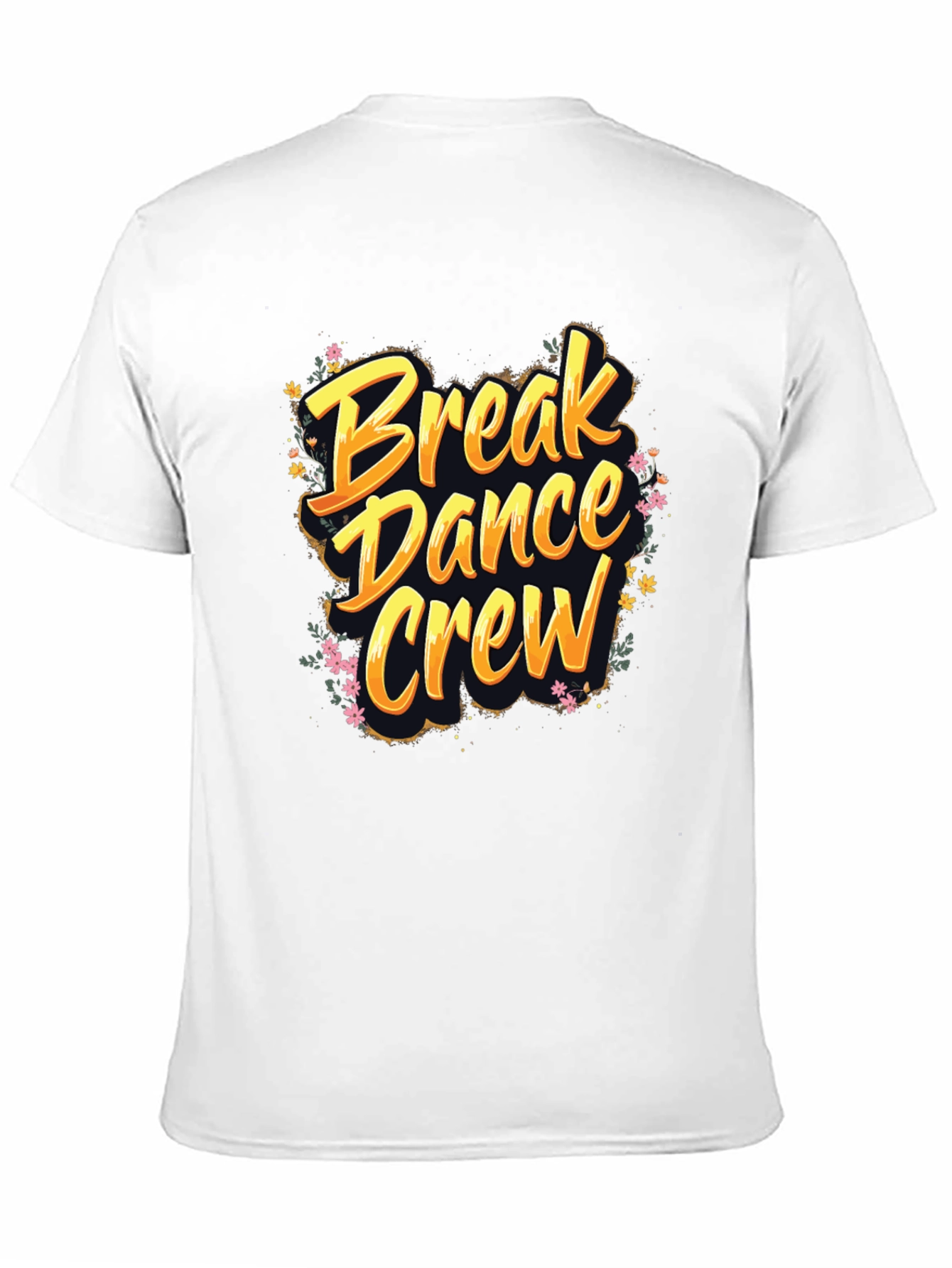Break Dance Crew Graphic Tee - Soft Black T-Shirt