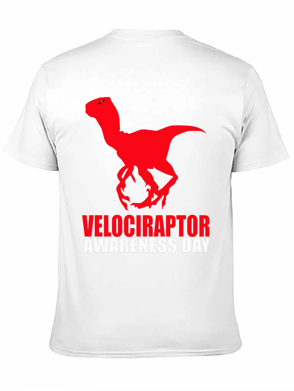 Velociraptor Awareness Day T-Shirt - Black